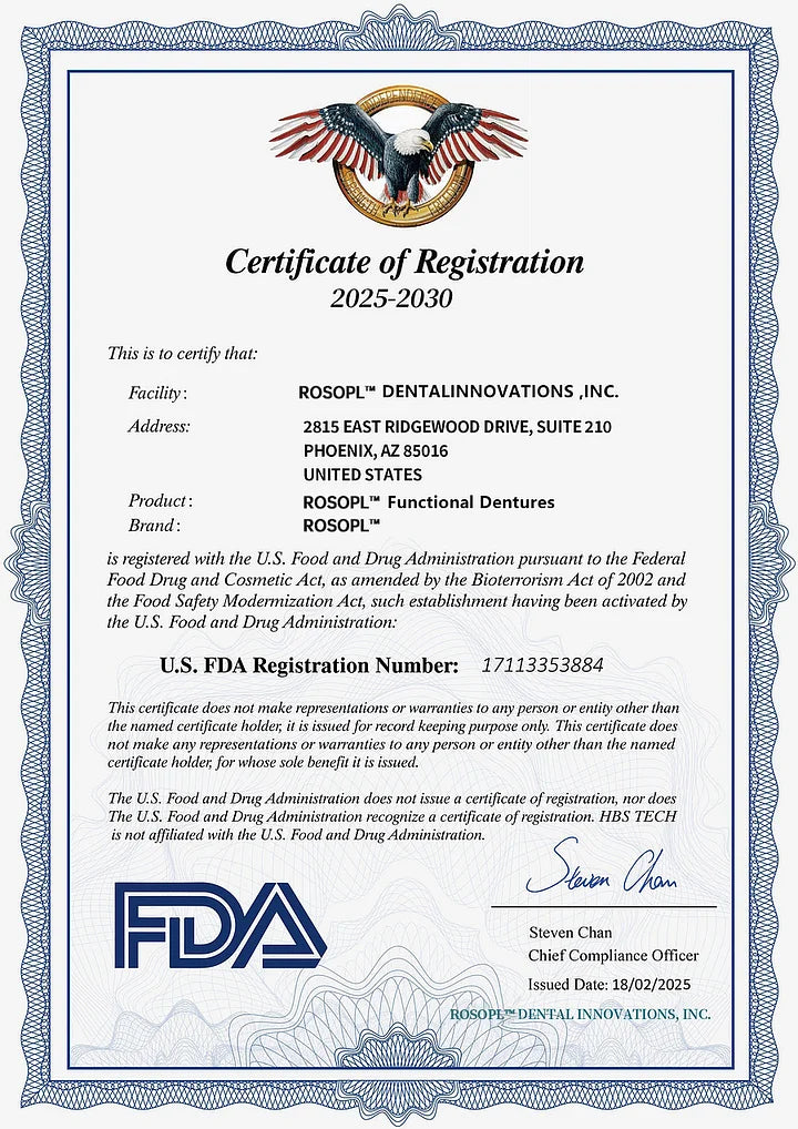 🦷Ends Today: 70% OFF! ROSOPLTM Custom-Fit Full Functional DenturesMake you more confident