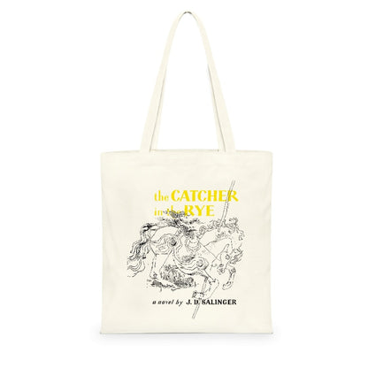 Book Canvas Bag, Book Lover Gift, Best Holiday Gifts, Various Book Covers, Practical and lightweight