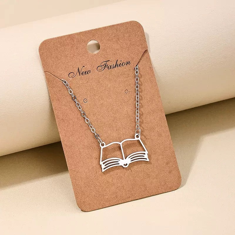 Book Necklace, Book Jewelry, VALENTINES GIFT, Ready to Ship Gift, Book Lover