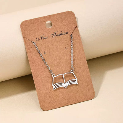 Book Necklace, Book Jewelry, VALENTINES GIFT, Ready to Ship Gift, Book Lover