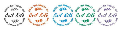 Custom Personalized Book Stamp, Library of Stamp