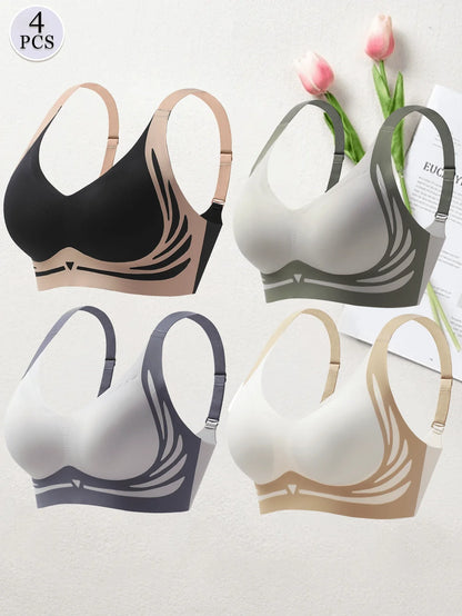 🔥🎁Super gather bra | Wireless Push-up Bra👍No more sagging breasts