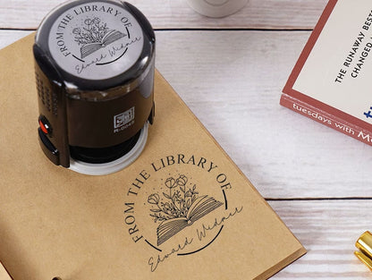 Book Embosser/Wood Stamp/Self-Inking Stamp Personalized - Comprehensive Pattern Collection Part B