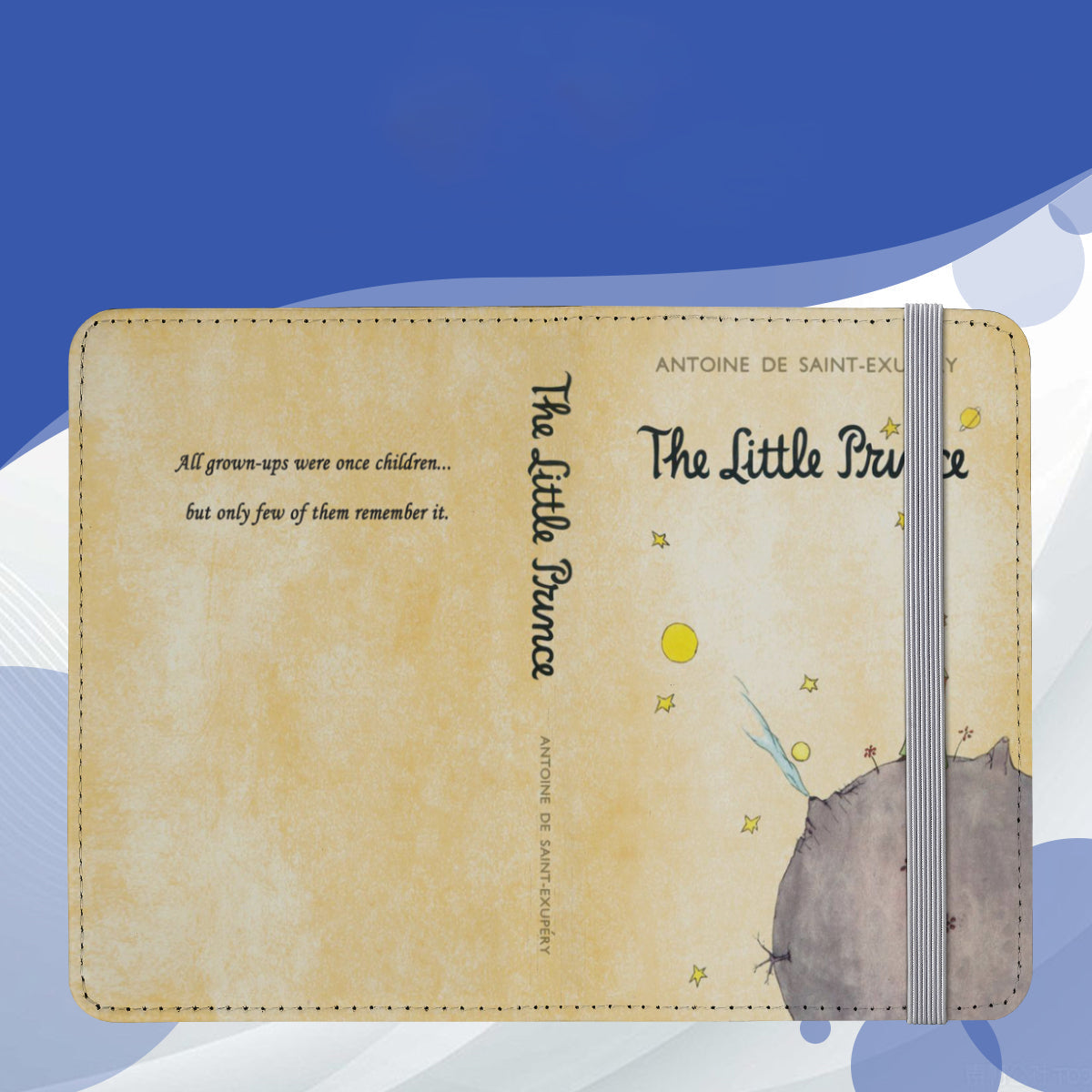 Book Cover Leather Passport Holder