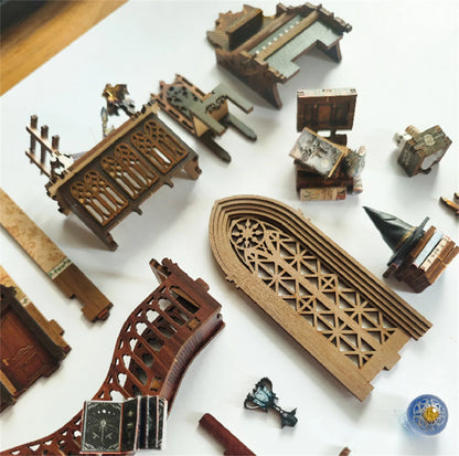 DIY Wizarding World Booknook(Free shipping)