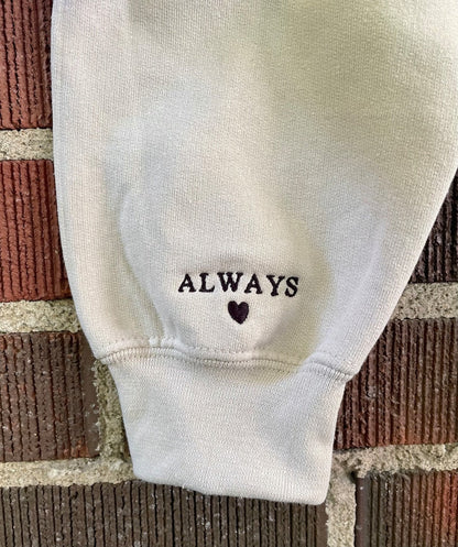 Coordinates Embroidered Sweatshirt, Custom Location Coordinates Embroidered Sweatshirt, Embroidered GPS Coordinates, Gift For Couples(BUY 2 FREE SHIPPING💪)