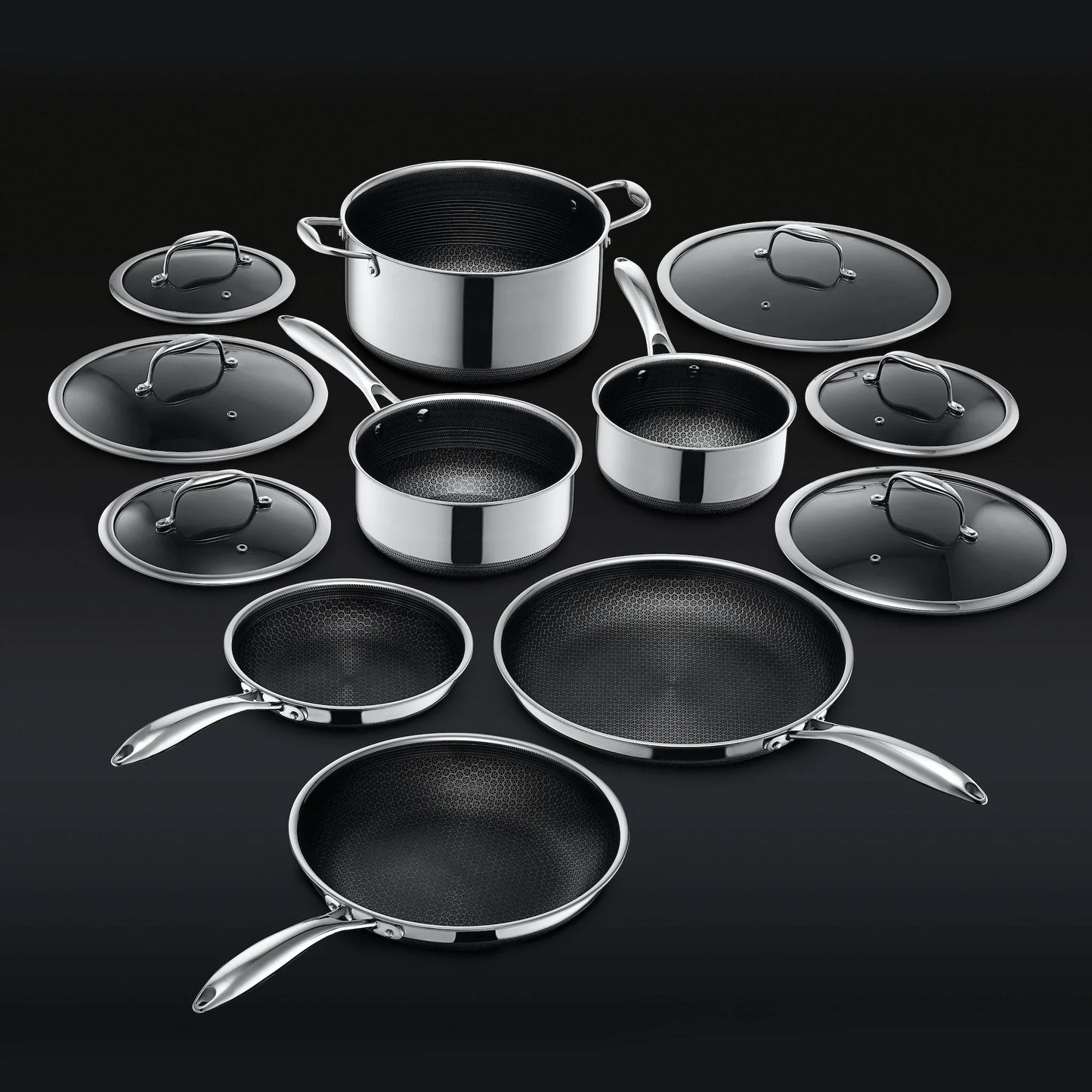 Hybrid Pots & Pans Set, 12-pc
