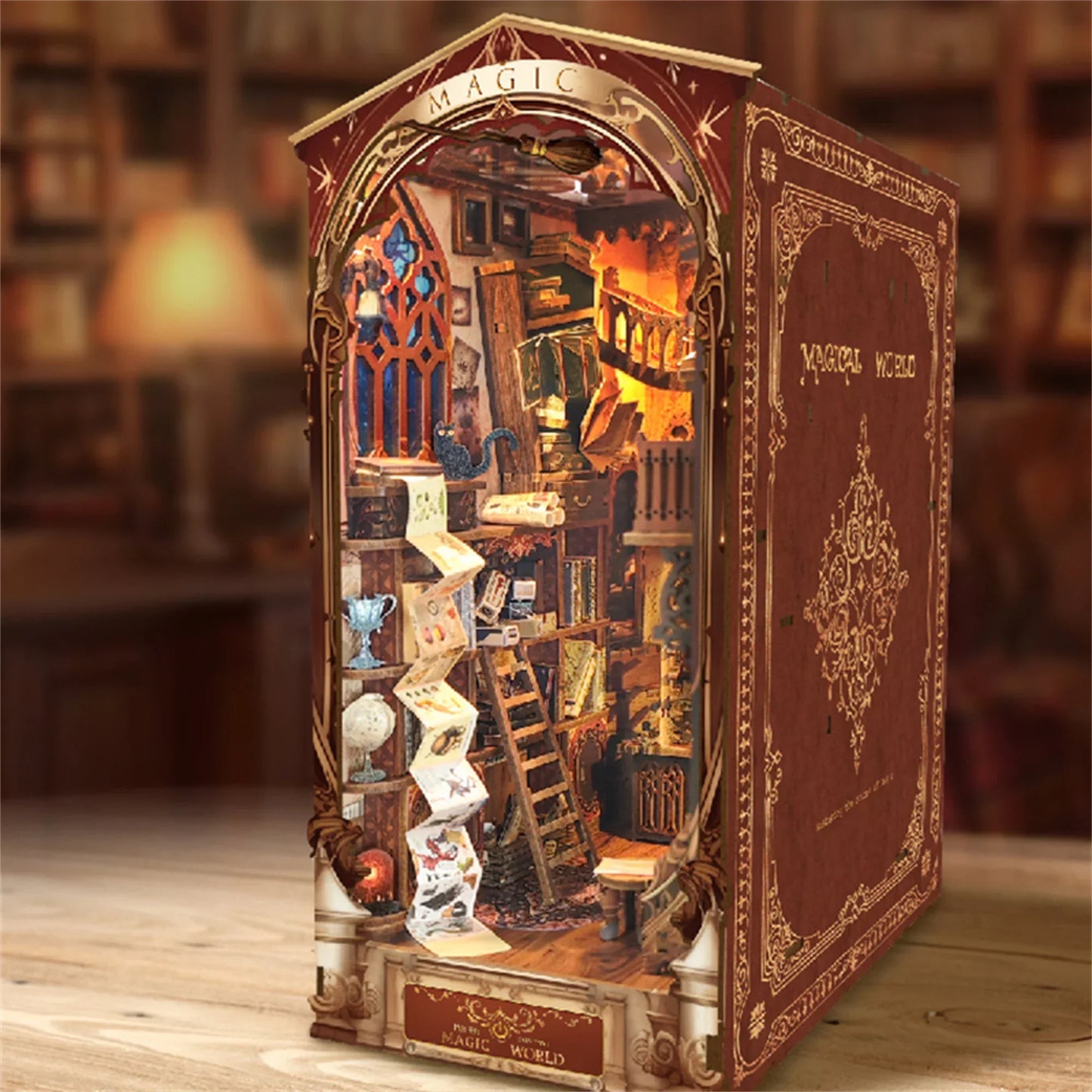 DIY Wizarding World Booknook(Free shipping)