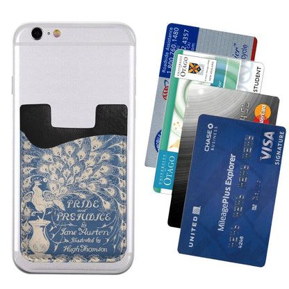 Phone Card Holder, Leather Phone Wallet Stick On, Card Holder for Back of Phone, Credit Card Holder for Phone Case