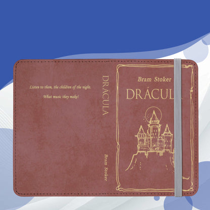 Book Cover Leather Passport Holder