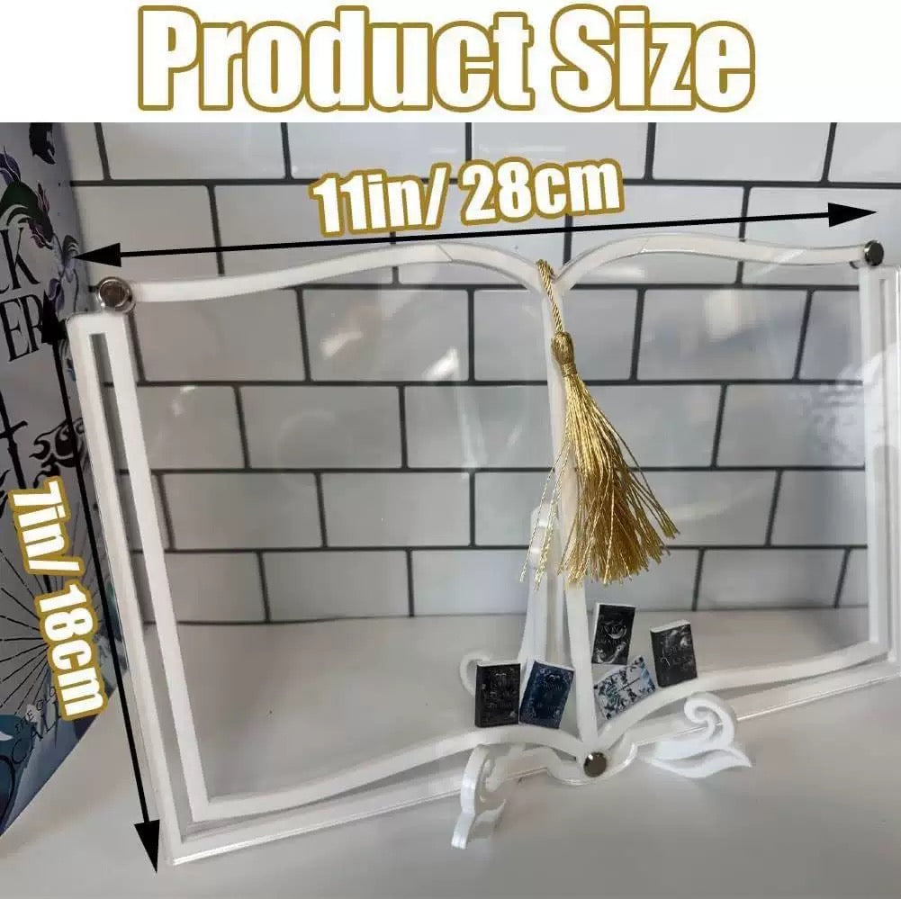 Read Digitally Never Forgotten Book- Acrylic Shadowbox Book Display Case