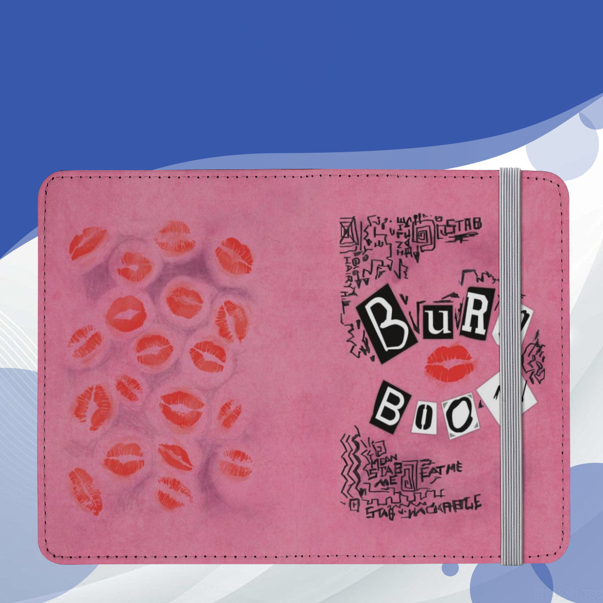 Book Cover Leather Passport Holder