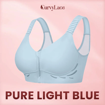 CurvyLace - Powerful Lifting & Shaping Front Zipper Bra