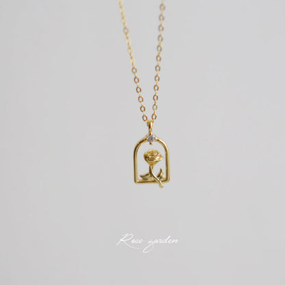 The Little Prince's Rose Garden Necklace