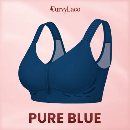 CurvyLace - Powerful Lifting & Shaping Front Zipper Bra