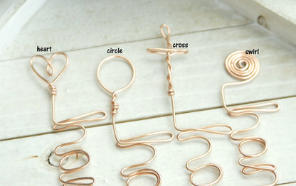 Personalized Wire Name Bookmark