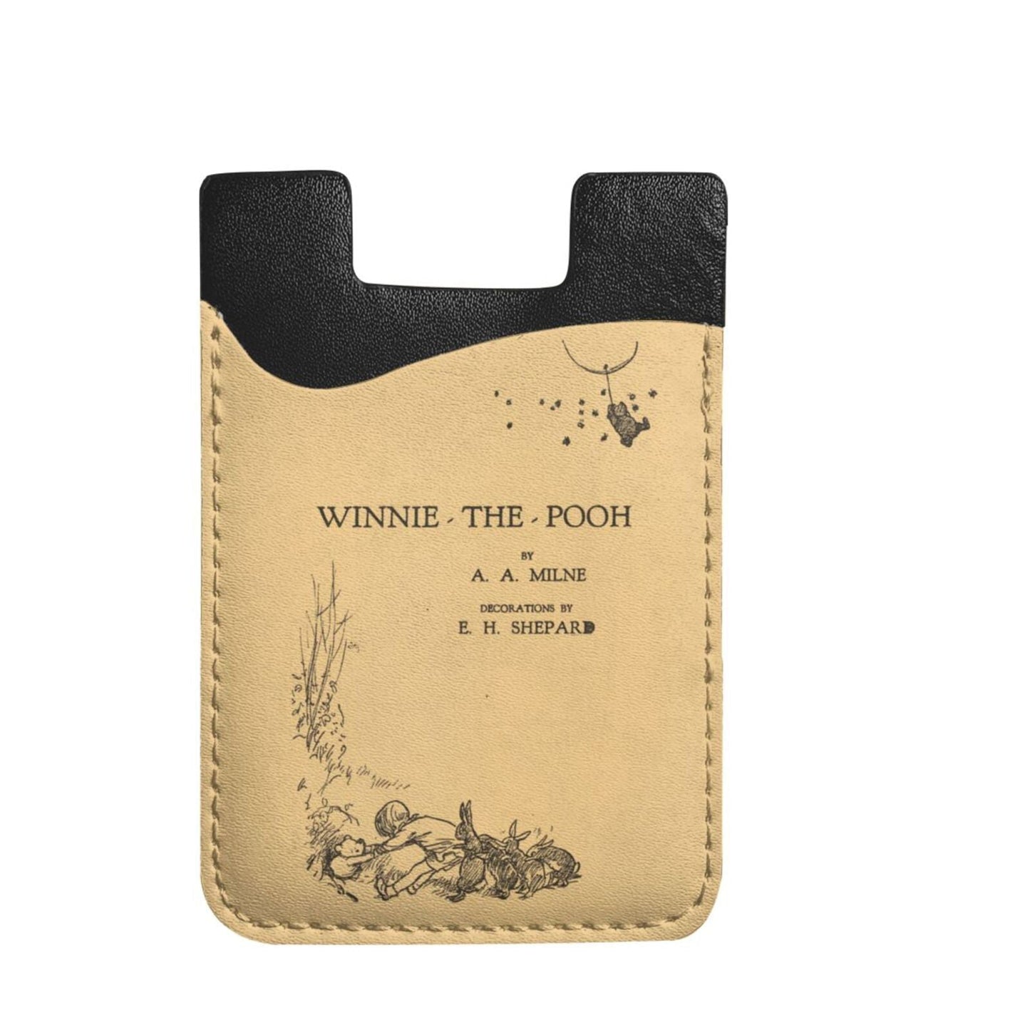 Phone Card Holder, Leather Phone Wallet Stick On, Card Holder for Back of Phone, Credit Card Holder for Phone Case