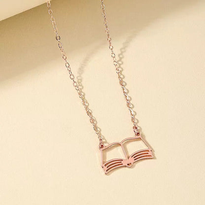 Book Necklace, Book Jewelry, VALENTINES GIFT, Ready to Ship Gift, Book Lover