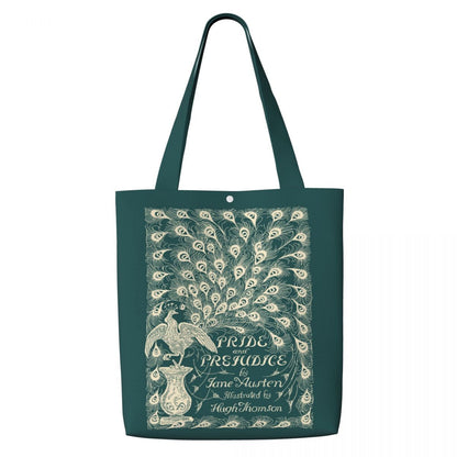 Book Canvas Bag, Full Color Printing, Book Lover Gift, Best Holiday Gifts, Various Book Covers, Practical and lightweight