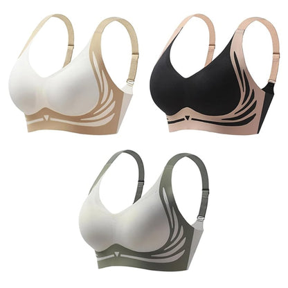 🔥🎁Super gather bra | Wireless Push-up Bra👍No more sagging breasts