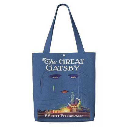 Book Canvas Bag, Full Color Printing, Book Lover Gift, Best Holiday Gifts, Various Book Covers, Practical and lightweight