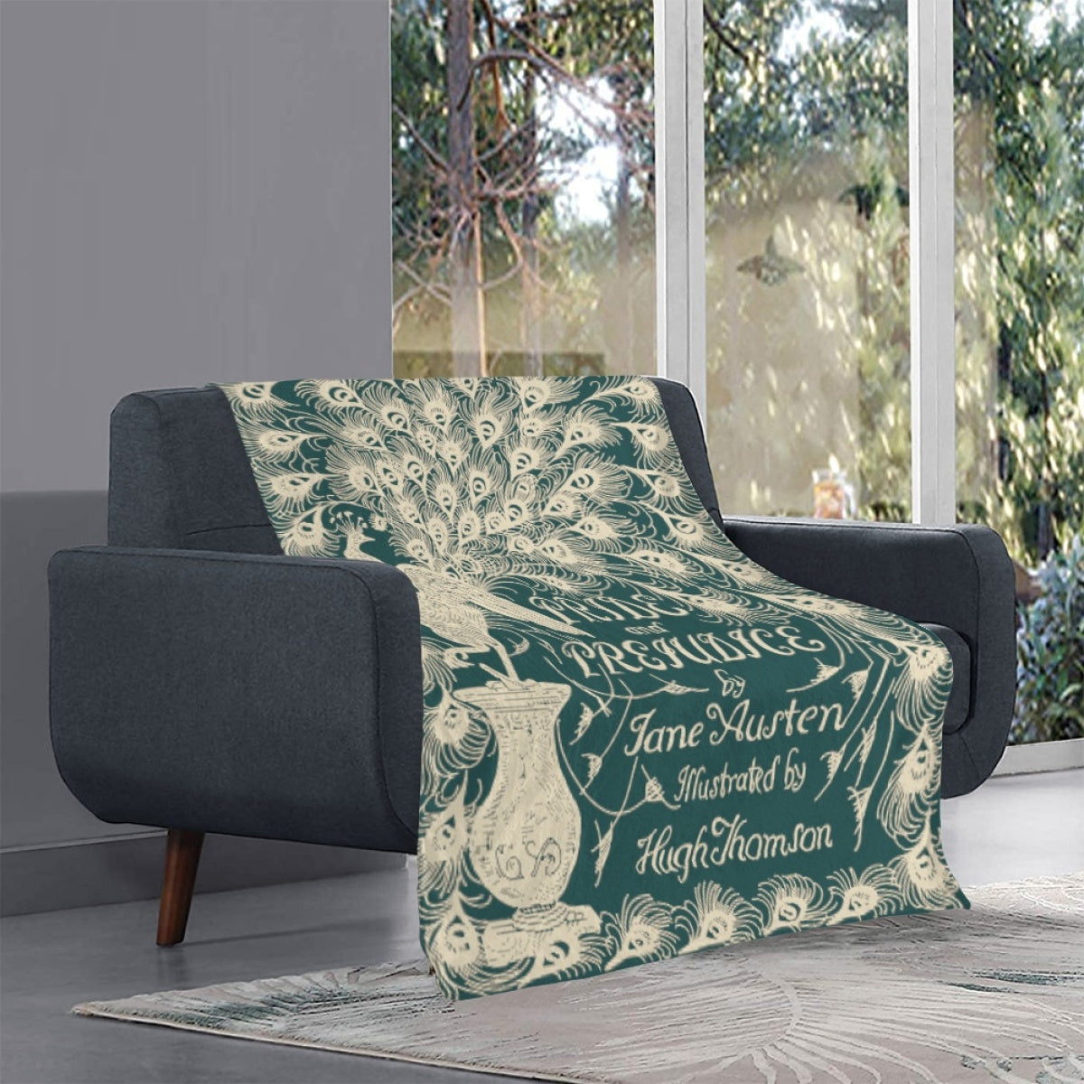 Pride & Prejudice Fleece Blanket(Free shipping)