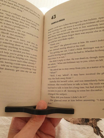 Book Page Holder for Finger/Thumb