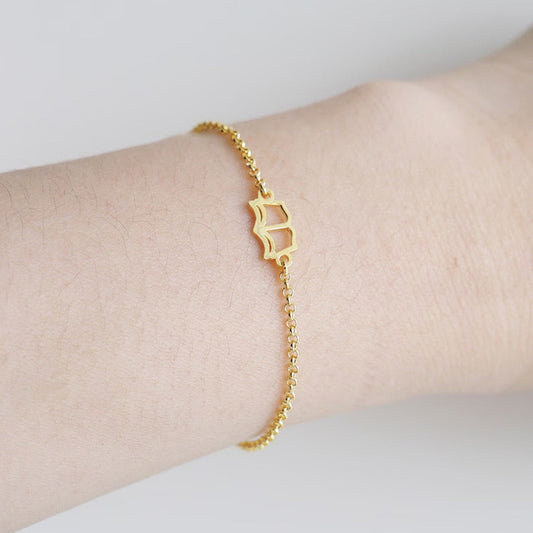 Book Bracelet, Minimalist Open Book Bracelet, Book Lover Bracelet