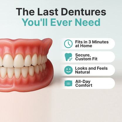 🦷Ends Today: 70% OFF! ROSOPLTM Custom-Fit Full Functional DenturesMake you more confident