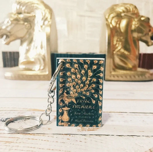 Mini Book Keychain - Jane Austen Set(6pcs)