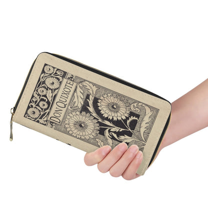 Book Wallets , Book Clutch, Book Lover Gift, Best Holiday Gifts, Purple Purse Bag, Charlotte Bronte, Zip Around Wallet