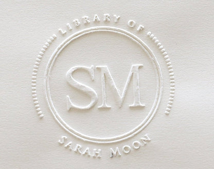 Personalized Book Embosser | Stamp | Self Inking Stamp | Double Letter Style