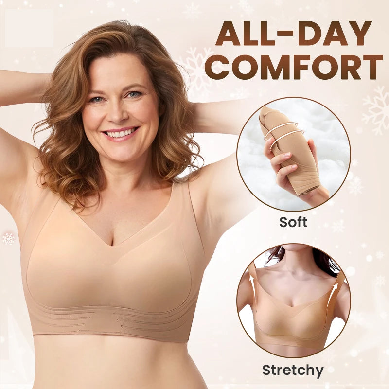 Supportive Wireless Lift Bra for All-Day Comfort
