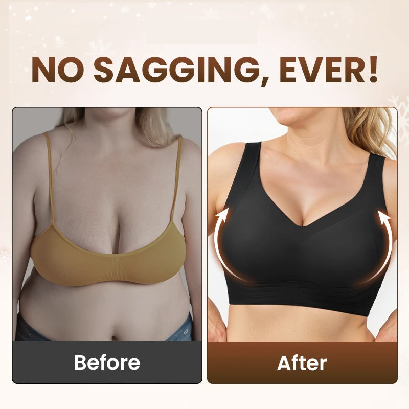 Supportive Wireless Lift Bra for All-Day Comfort