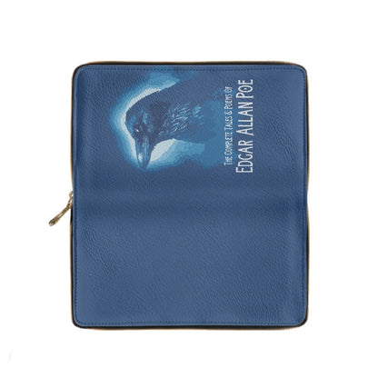 Book Wallets , Book Clutch, Book Lover Gift, Best Holiday Gifts, Purple Purse Bag, Charlotte Bronte, Zip Around Wallet