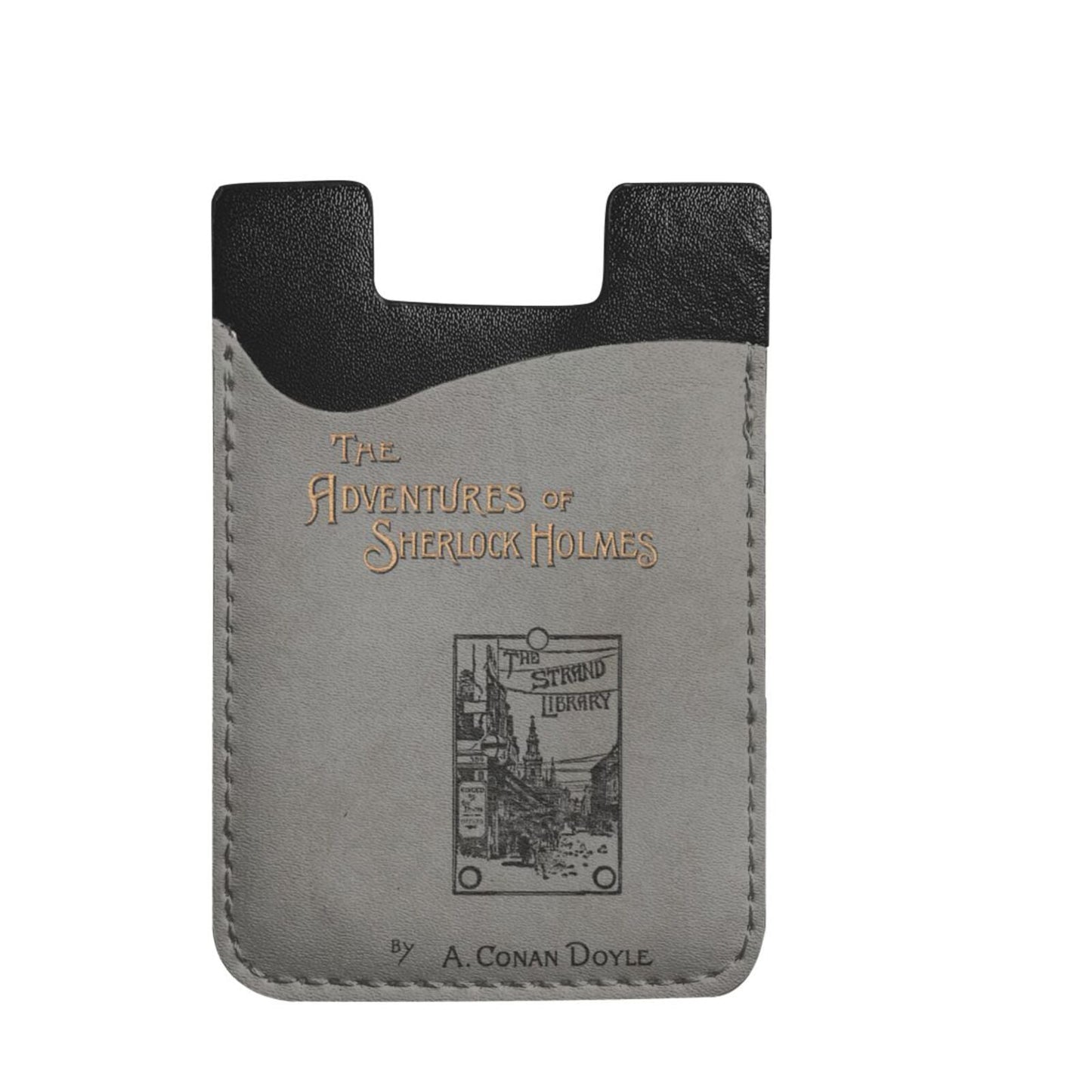 Phone Card Holder, Leather Phone Wallet Stick On, Card Holder for Back of Phone, Credit Card Holder for Phone Case