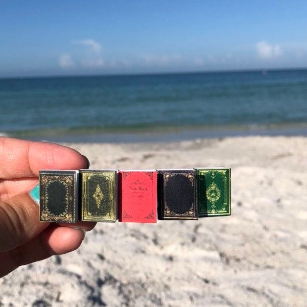 Miniature Book Hair Clip