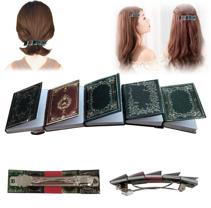 Miniature Book Hair Clip
