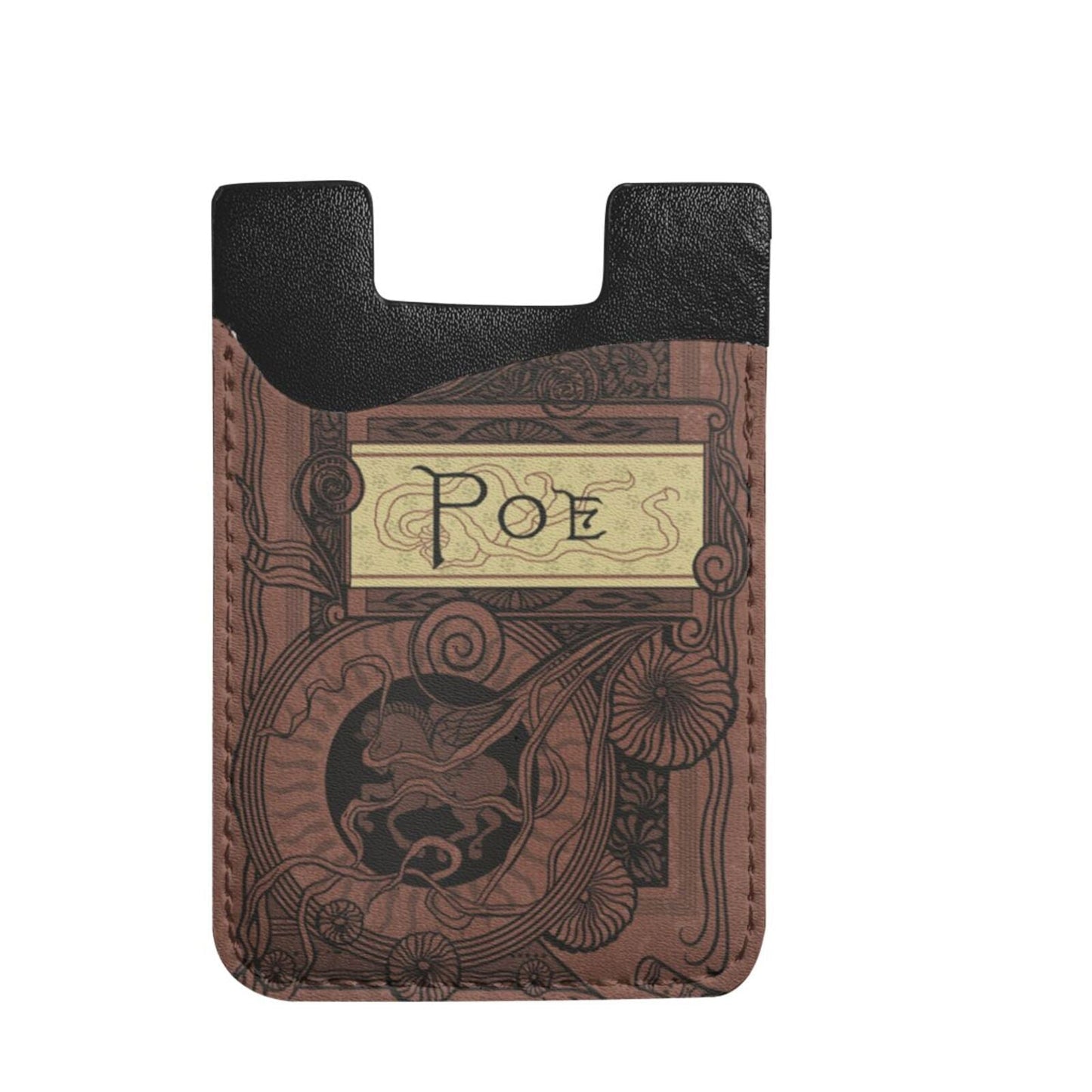 Phone Card Holder, Leather Phone Wallet Stick On, Card Holder for Back of Phone, Credit Card Holder for Phone Case