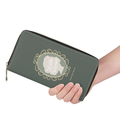 Book Wallets , Book Clutch, Book Lover Gift, Best Holiday Gifts, Purple Purse Bag, Charlotte Bronte, Zip Around Wallet