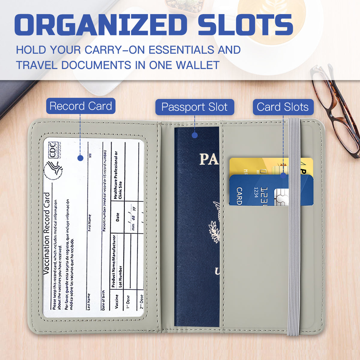 Book Cover Leather Passport Holder