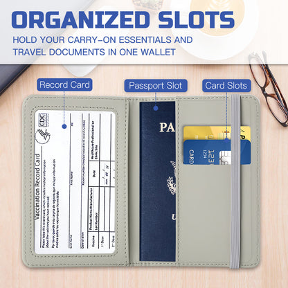 Book Cover Leather Passport Holder