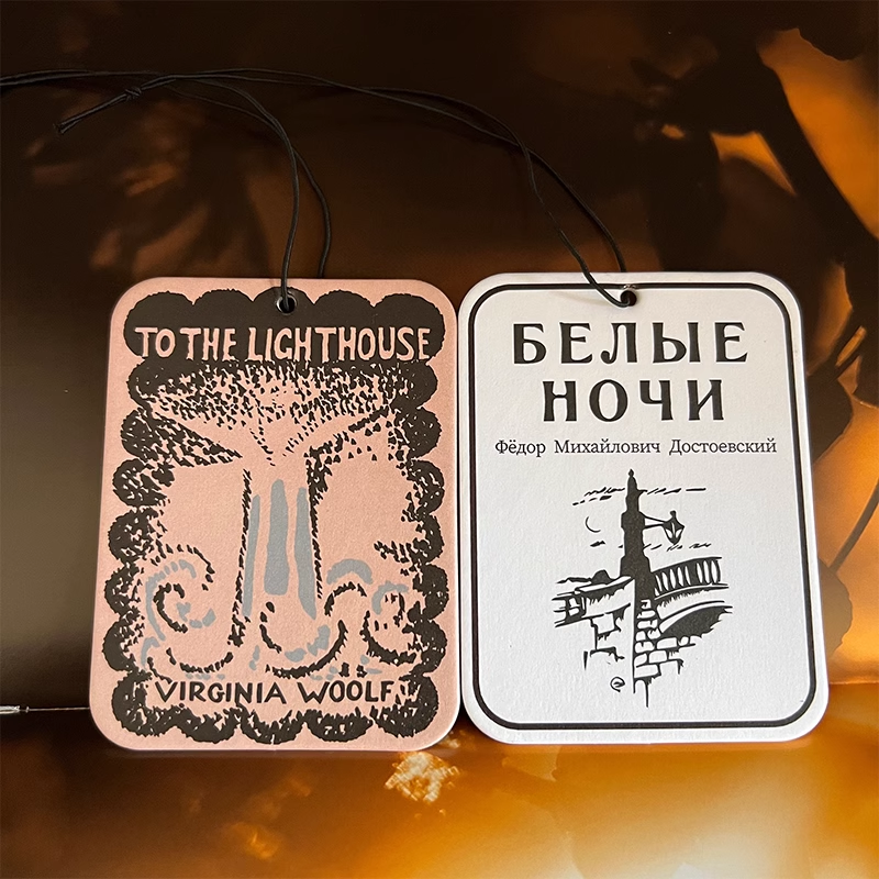 Masterpiece series of personalized wind aromatherapy card pendant paper aromatherapy car closet fragrance tablets