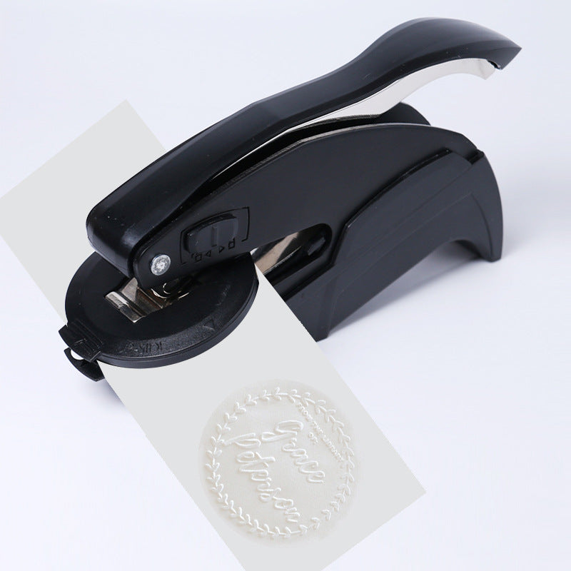 Personalized Book Embosser | Stamp | Self Inking Stamp | Double Letter Style