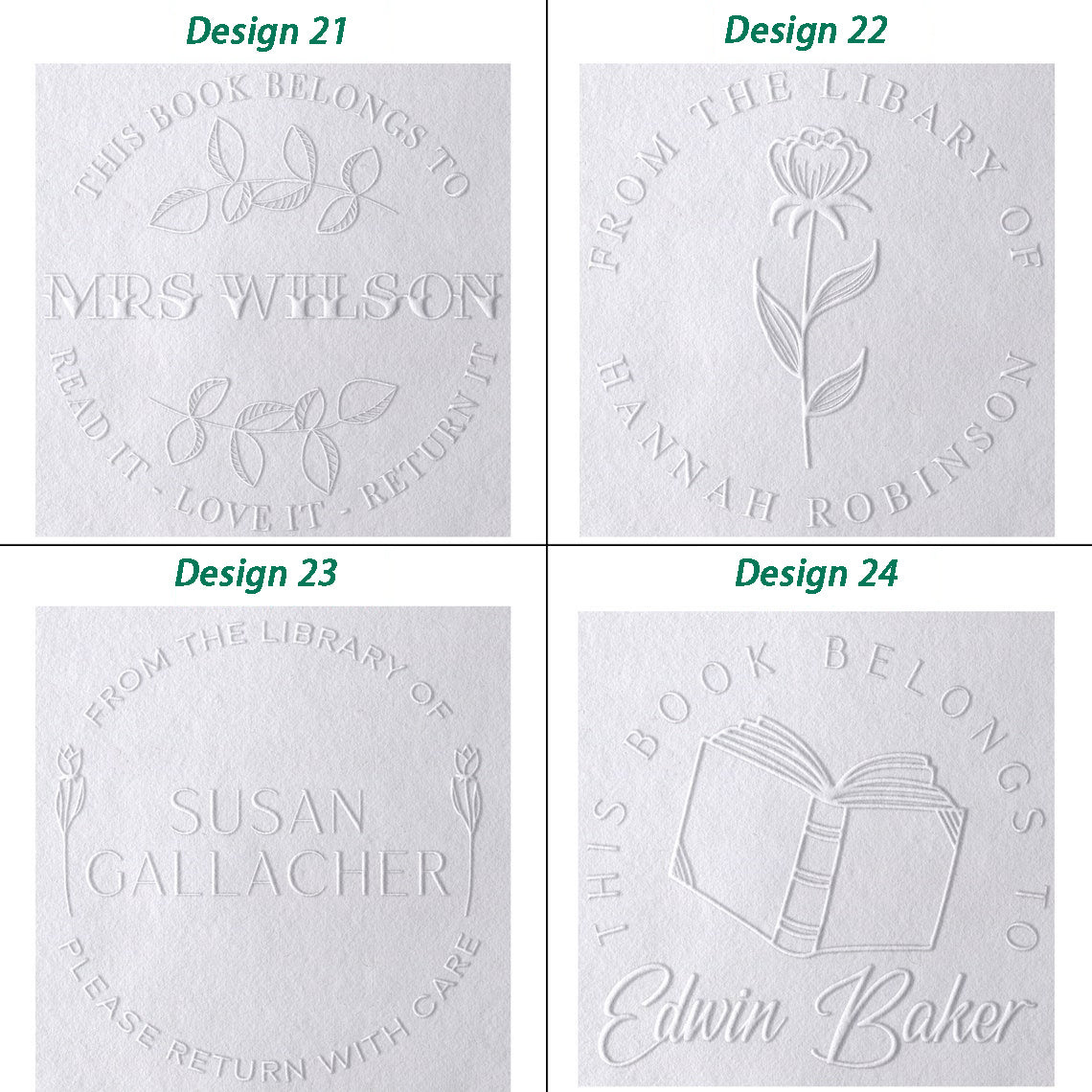 Custom Personalized Book Embosser