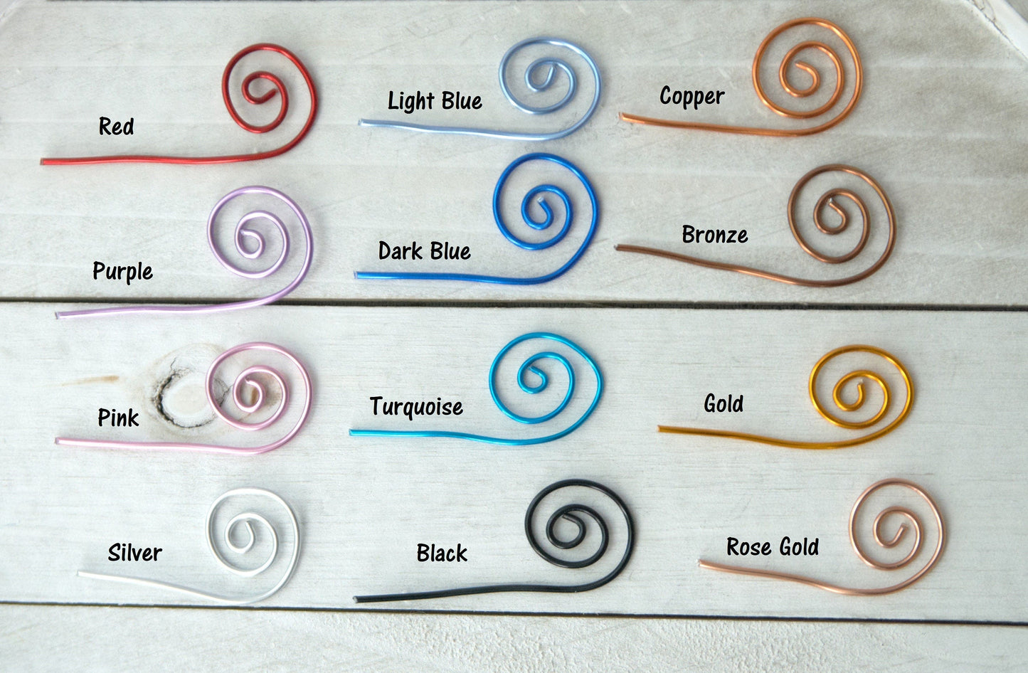 Personalized Wire Name Bookmark