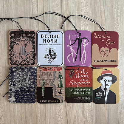 Masterpiece series of personalized wind aromatherapy card pendant paper aromatherapy car closet fragrance tablets