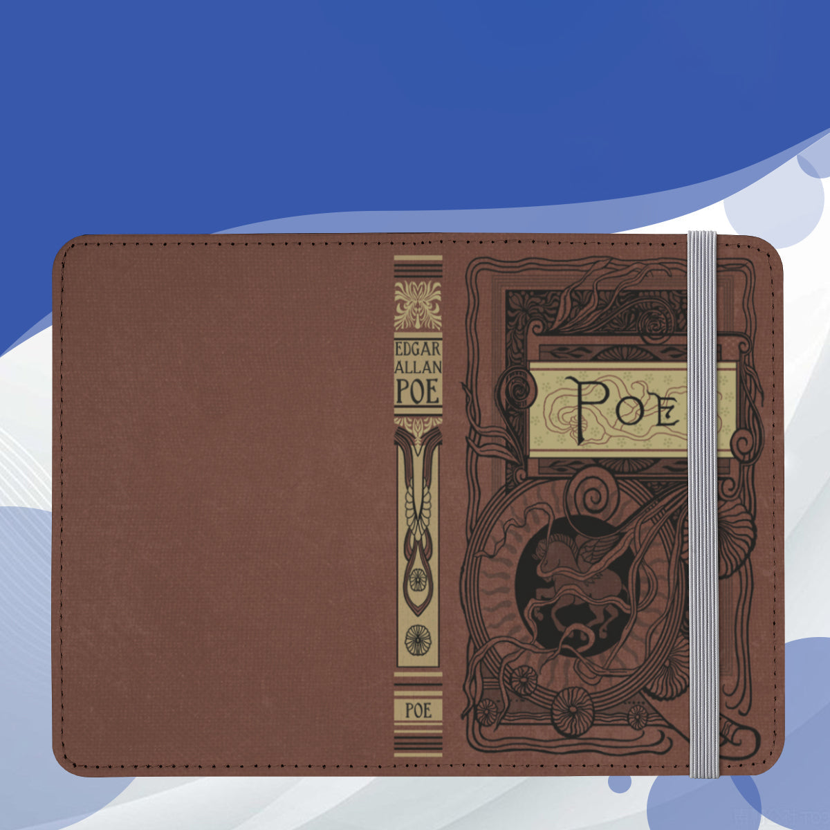 Book Cover Leather Passport Holder