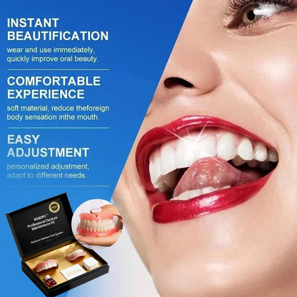 🦷Ends Today: 70% OFF! ROSOPLTM Custom-Fit Full Functional DenturesMake you more confident