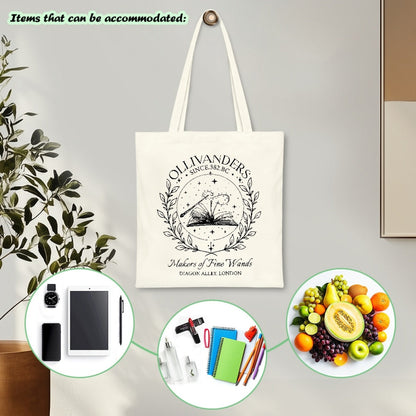 Book Canvas Bag, Book Lover Gift, Best Holiday Gifts, Various Book Covers, Practical and lightweight